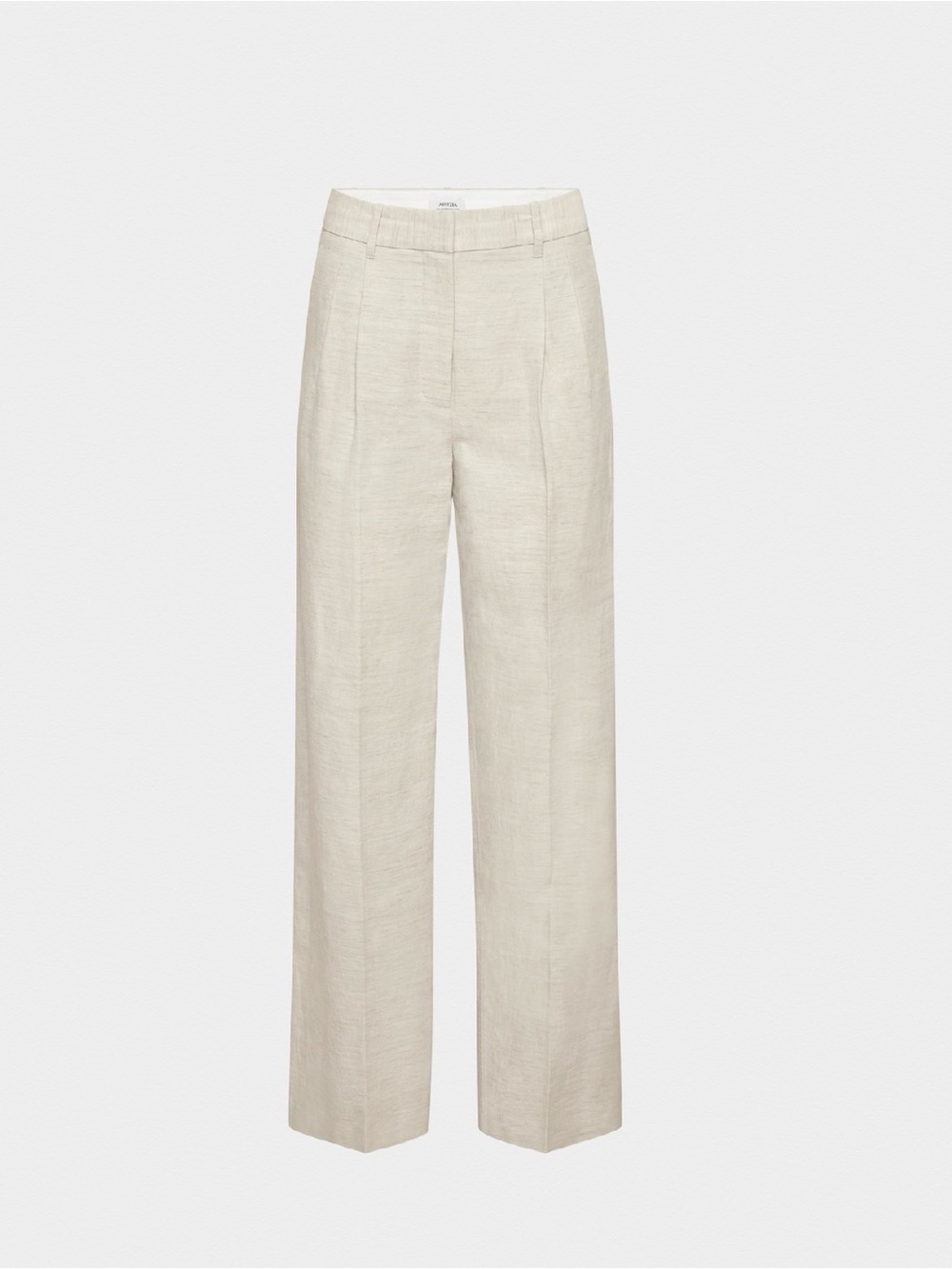 Aritzia Light Beige Linen Limitlesss Trouser